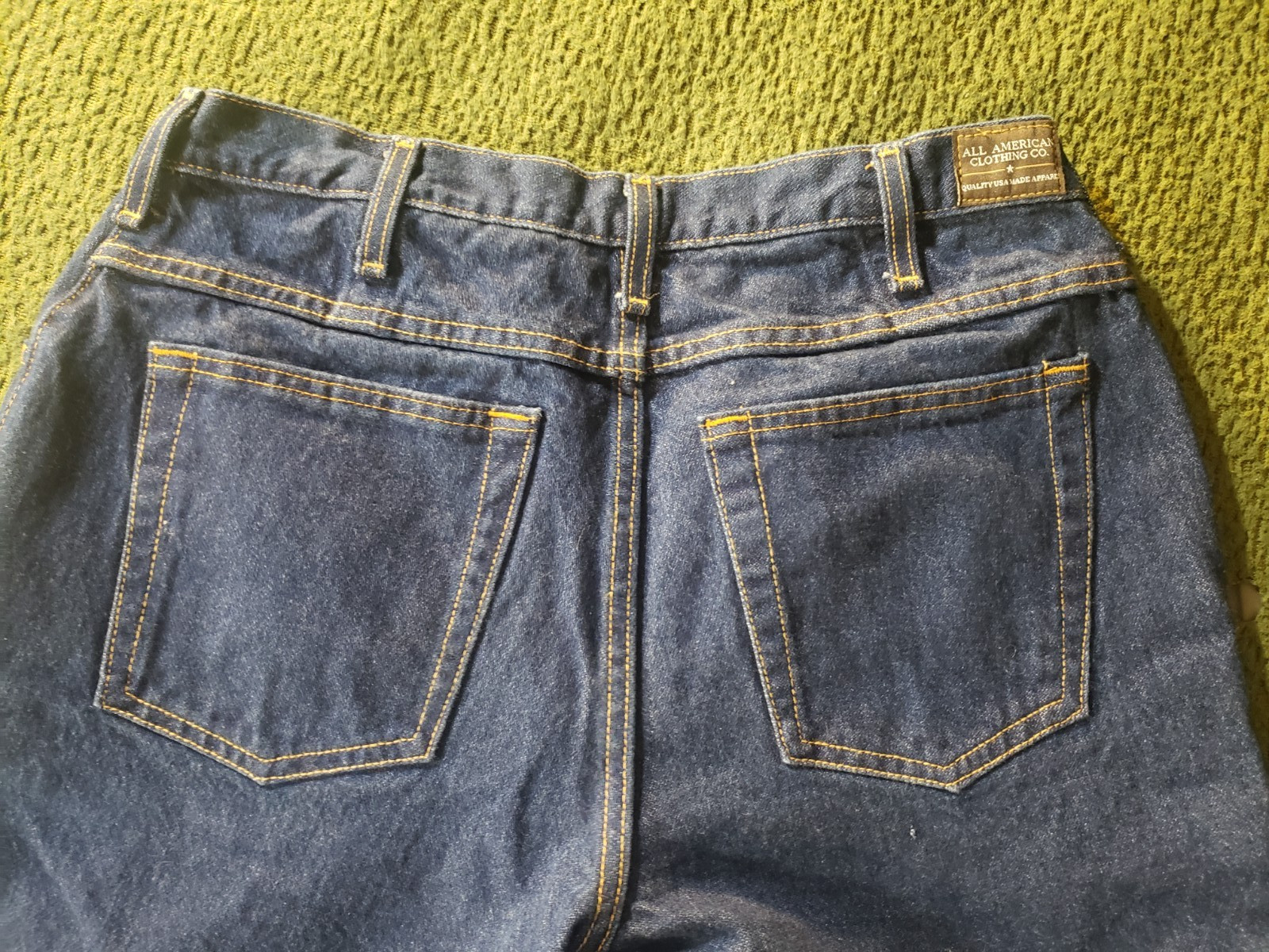 All American Clothing Co Jeans Men’s 34×34 Made In The USA Gusset Bootcut