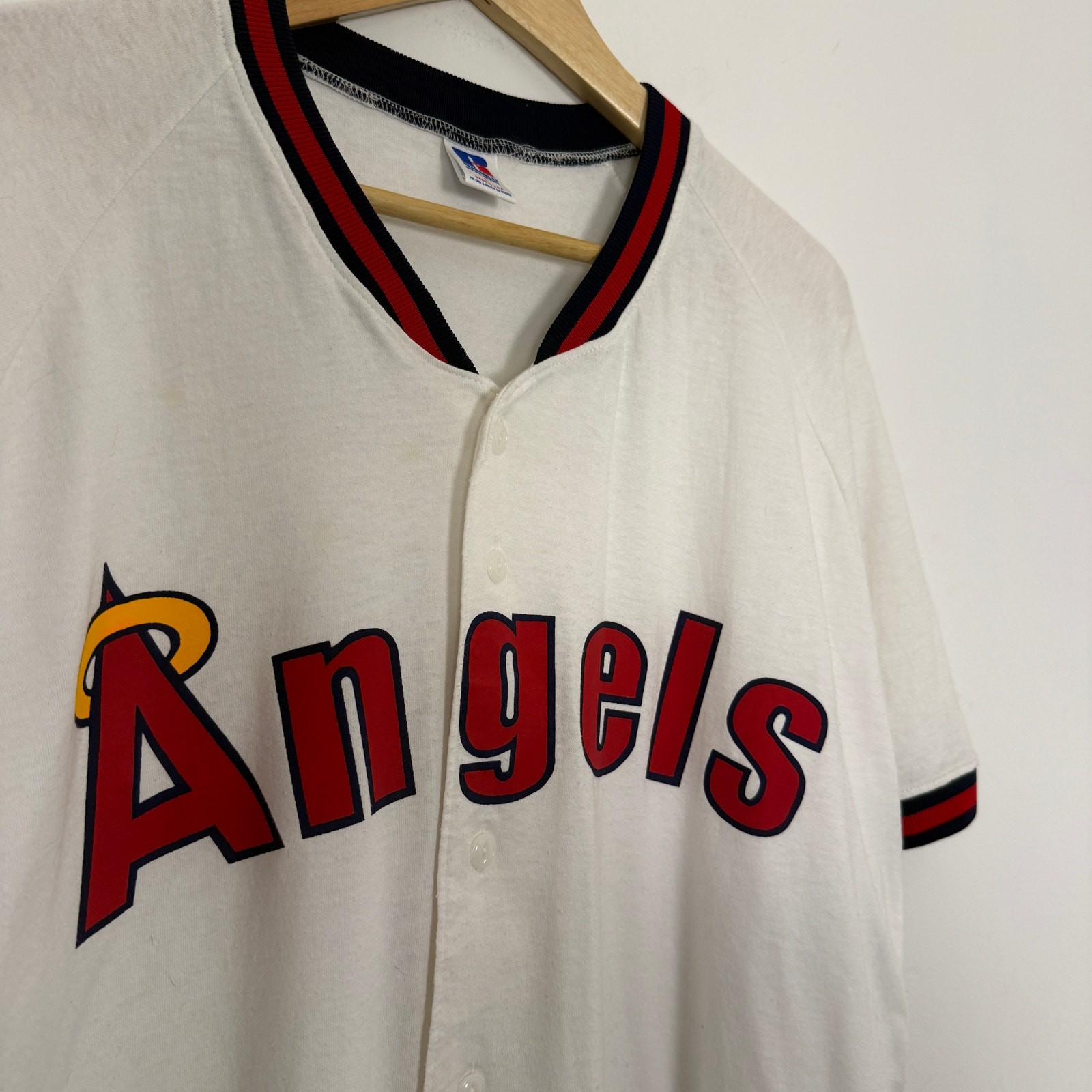 Vintage 90s Los Angeles Angels MLB Baseball Sports Jersey California Anaheim