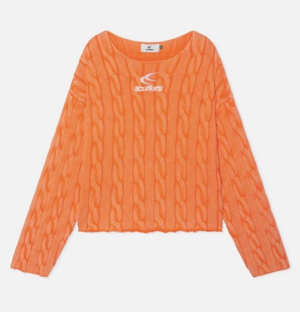 Scuffers Unisex New Trench Orange Knit Size Small (Sold Out)