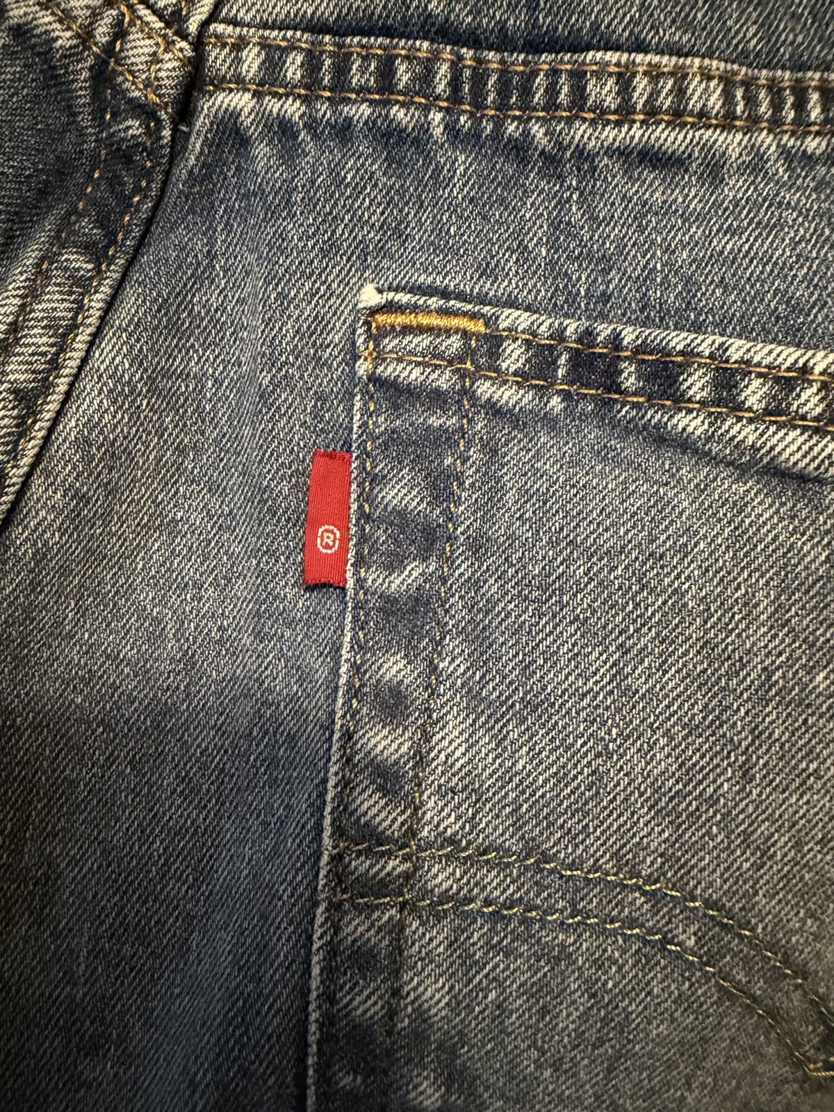 Levis 559 Jeans Mens 33×30 Relaxed Fit Straight Leg Stone Washed Blue Denim