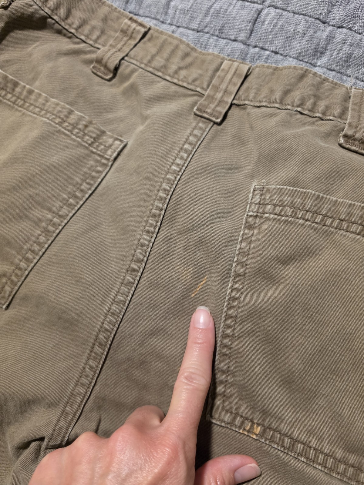 Wrangler Straight Fit 100% Cotton Cargo 34×30 Olive Green