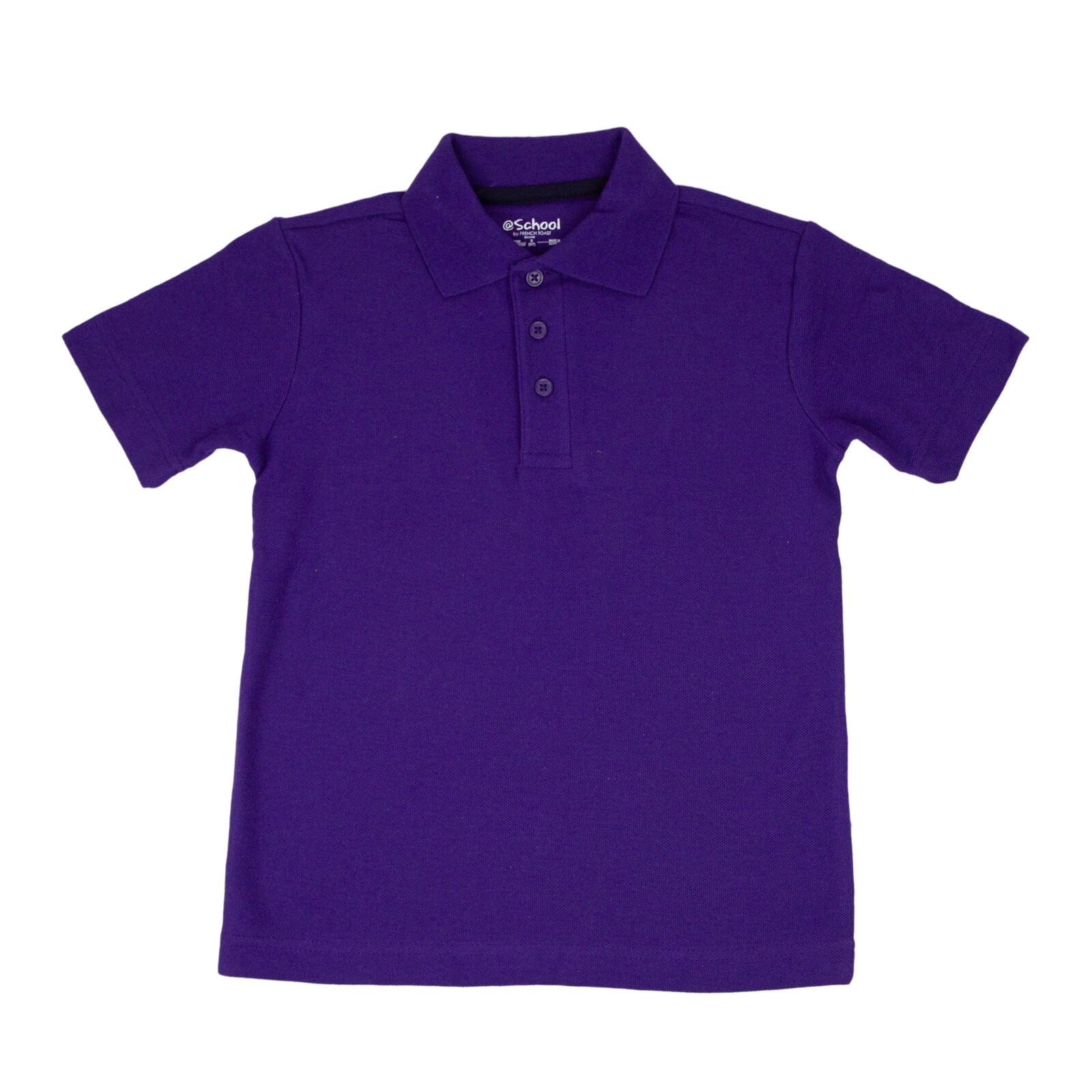 Boys Girls Purple Pique Polo Shirt A9435 by French Toast Short Sleeve XS to 2XL