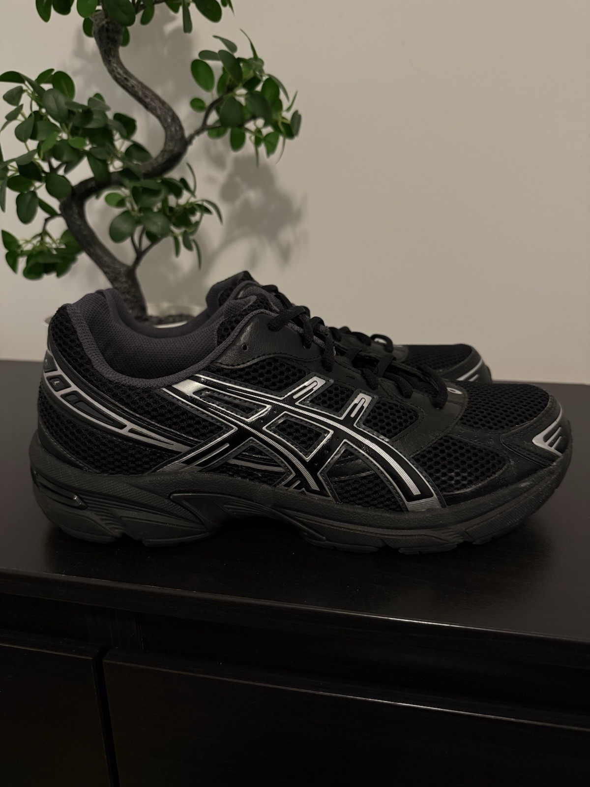 Size 12 – ASICS Gel 1130 Black Pure Silver