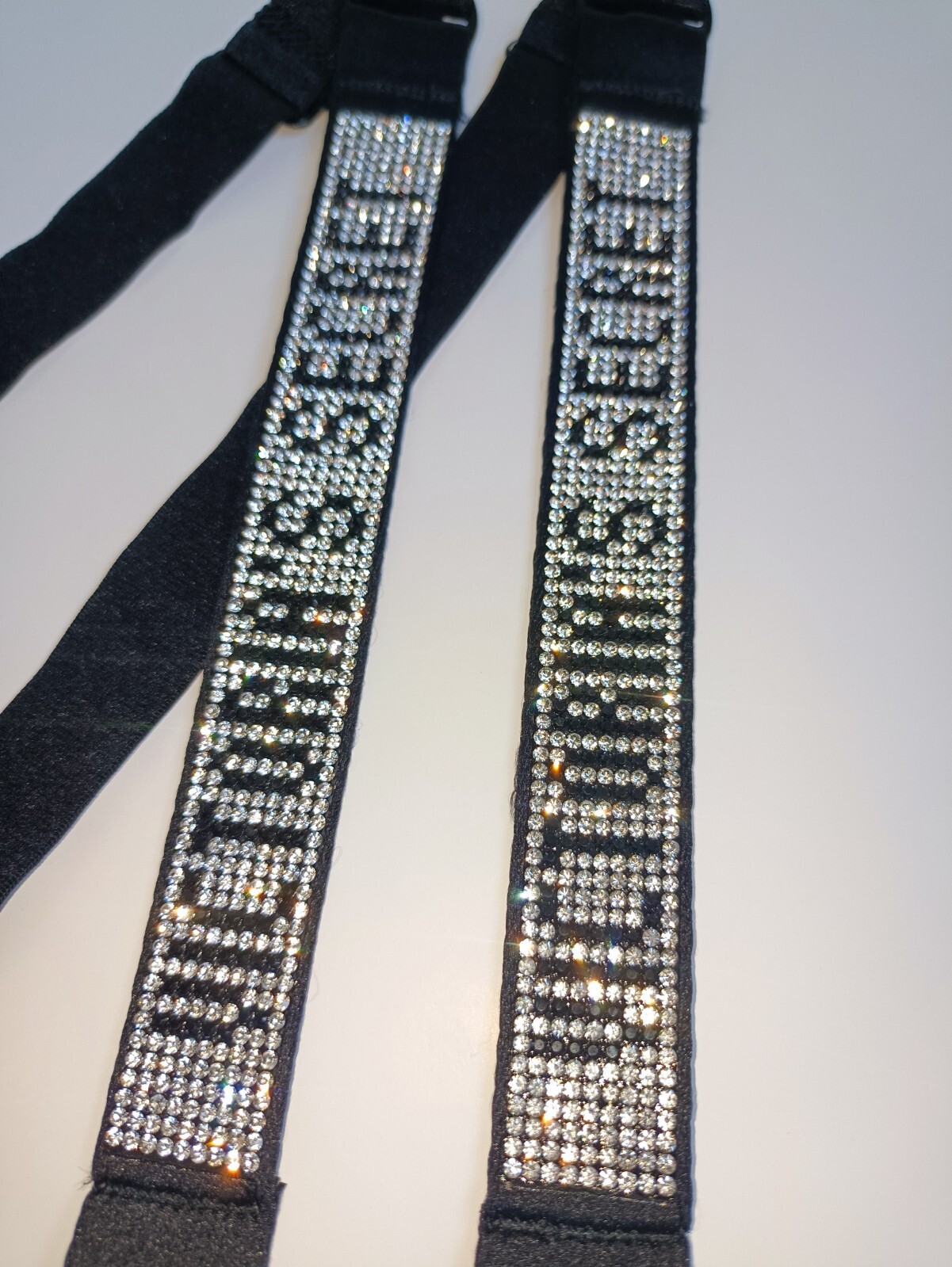 Black or White or Red or Pink/Bra Straps/1pair/Adjustable Diamond/shine strap