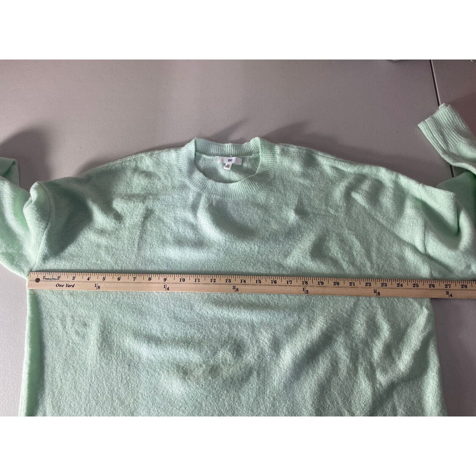 BP Sweater Womens XL Mint Green Acrylic Blend Pastel Academia Cozy Soft Girl NWT