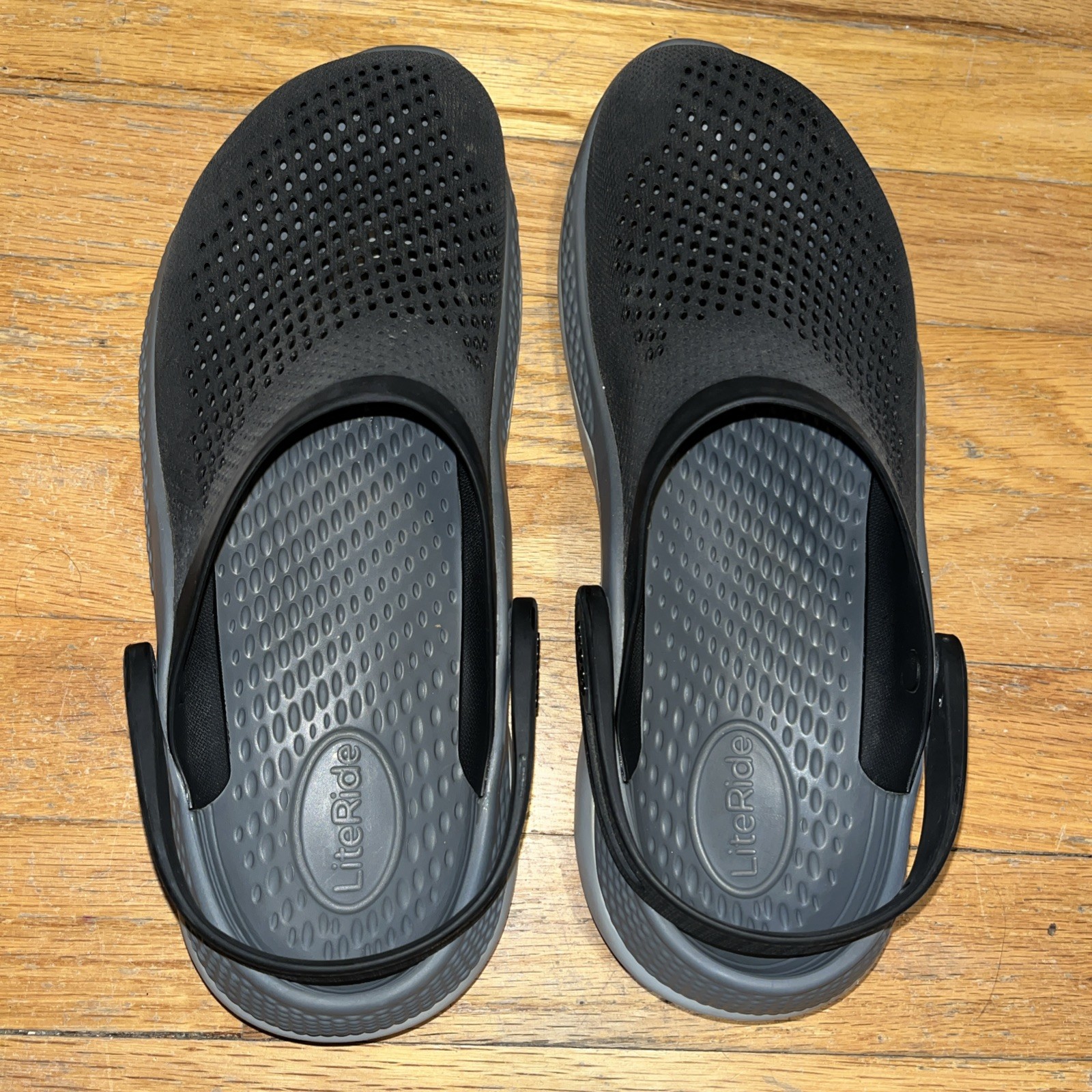 Crocs Literide 360 Clog Unisex Black Slip-On Slingback Comfort – 8 Men/10 Women