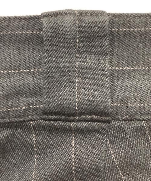 Dickies × MONKEY TIME Striped baggy pants black 254M40MT01