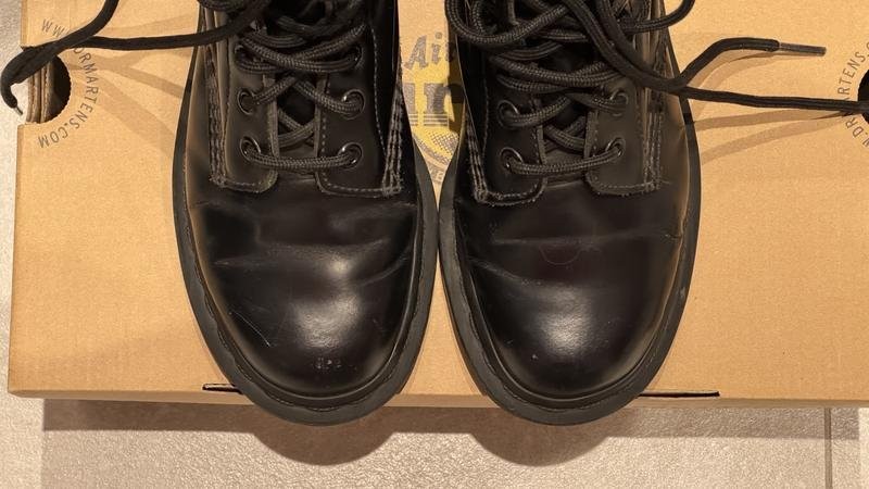Women Dr. Martens Boots Black Leather 36 #3L2D