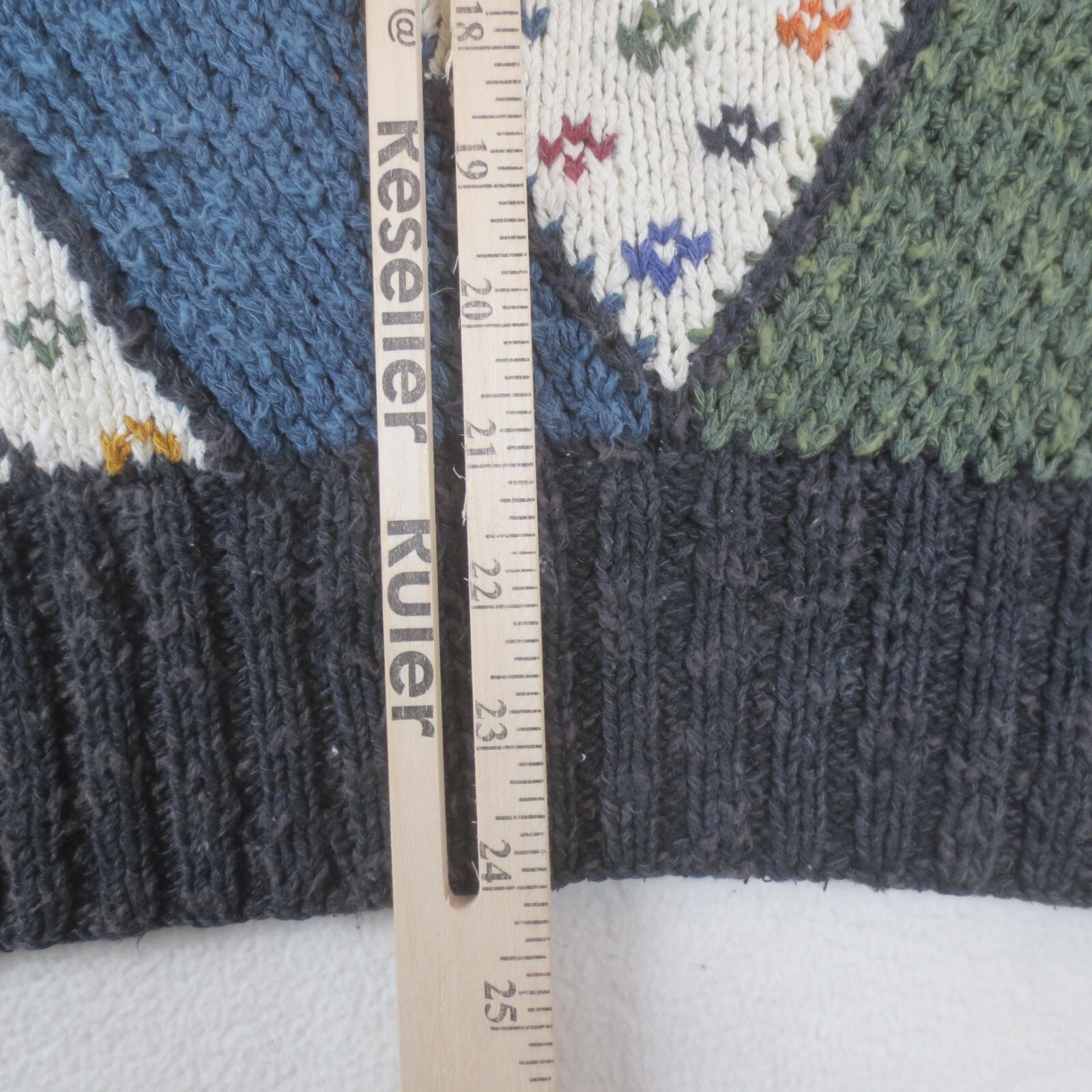 A.J. Tremont Sweater Unisex Large Multicolor Vintage Silk Blend Knit Pullover