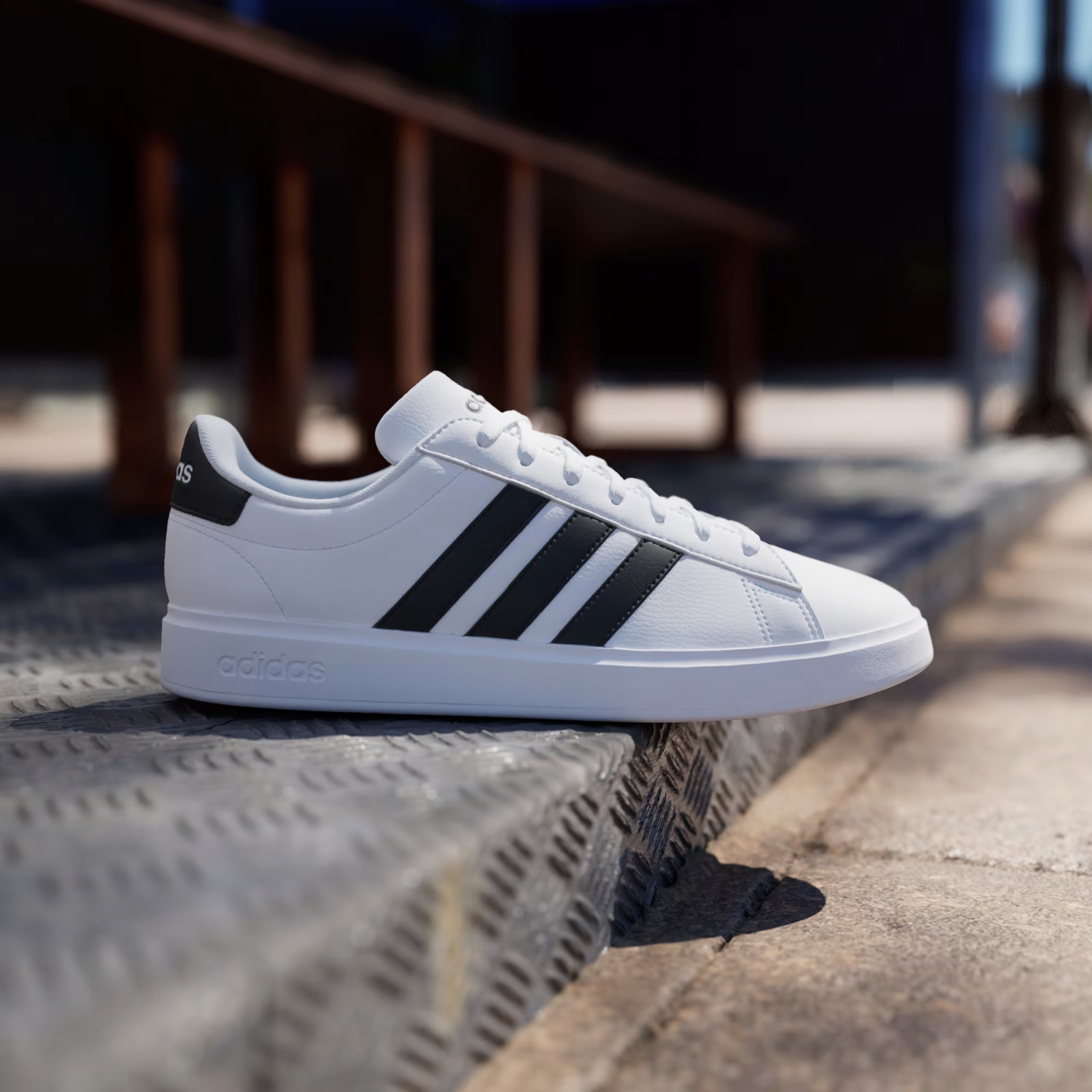 Adidas Men’s Grand Court 2.0 ‘White Black’ Shoes GW9195