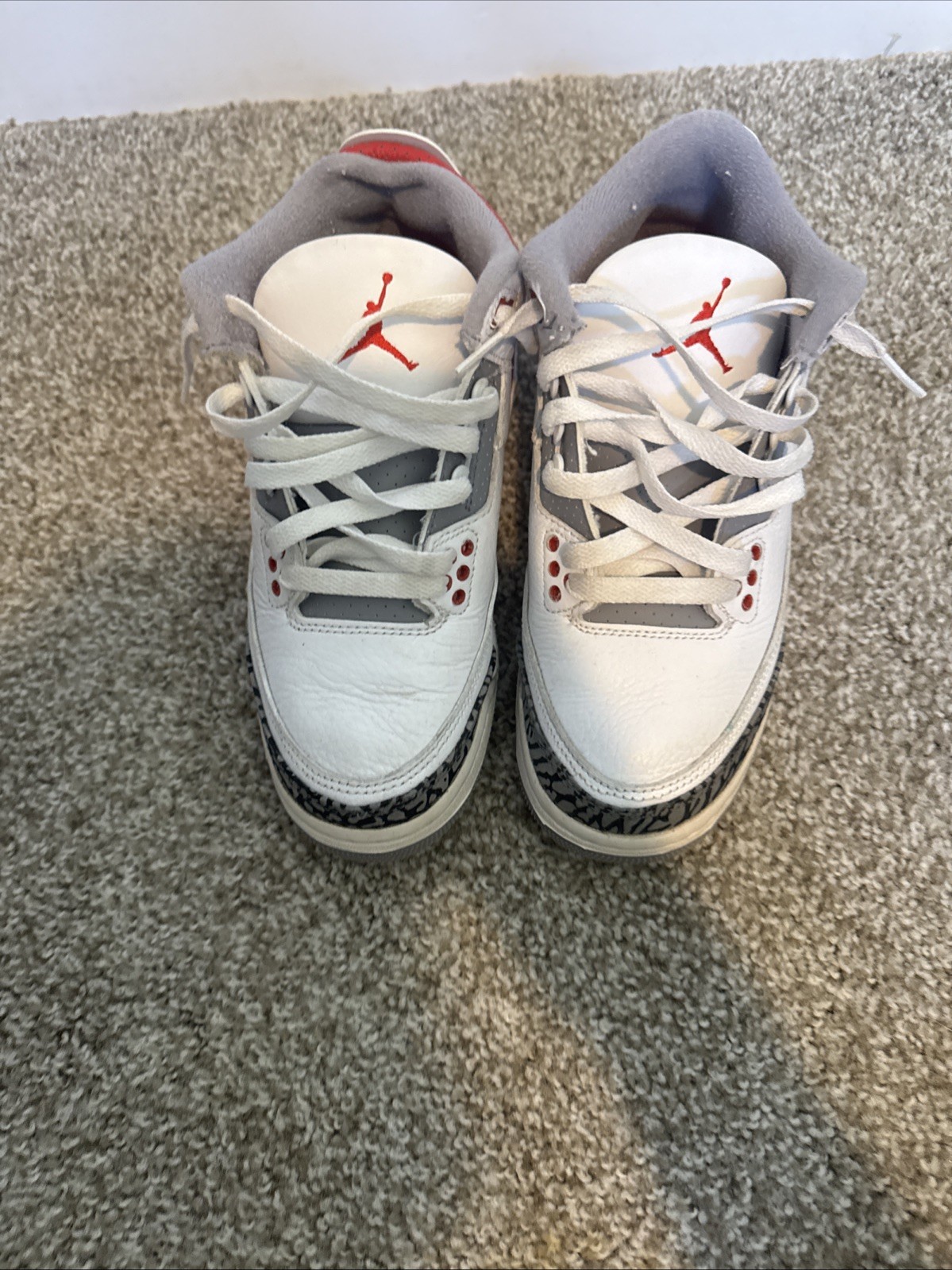 Jordan Three Retro (GS) FIRE RED 5Y￼