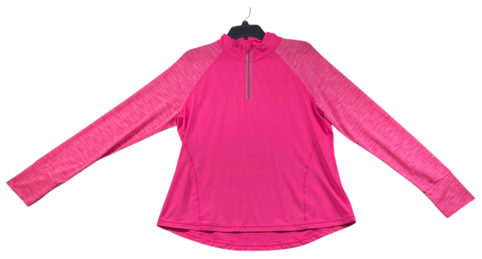 Ideology Sweater Womens Size XL Fuschia Long Sleeve Stretch