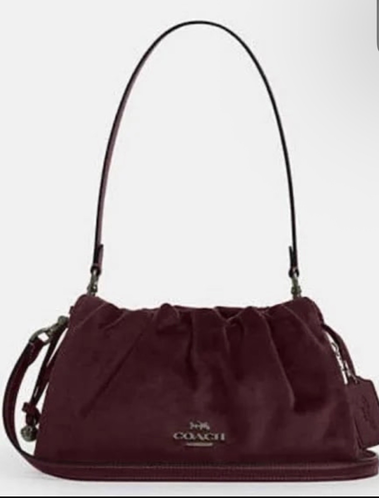 Burgundy Faye Coach women’s bags handbags coach new