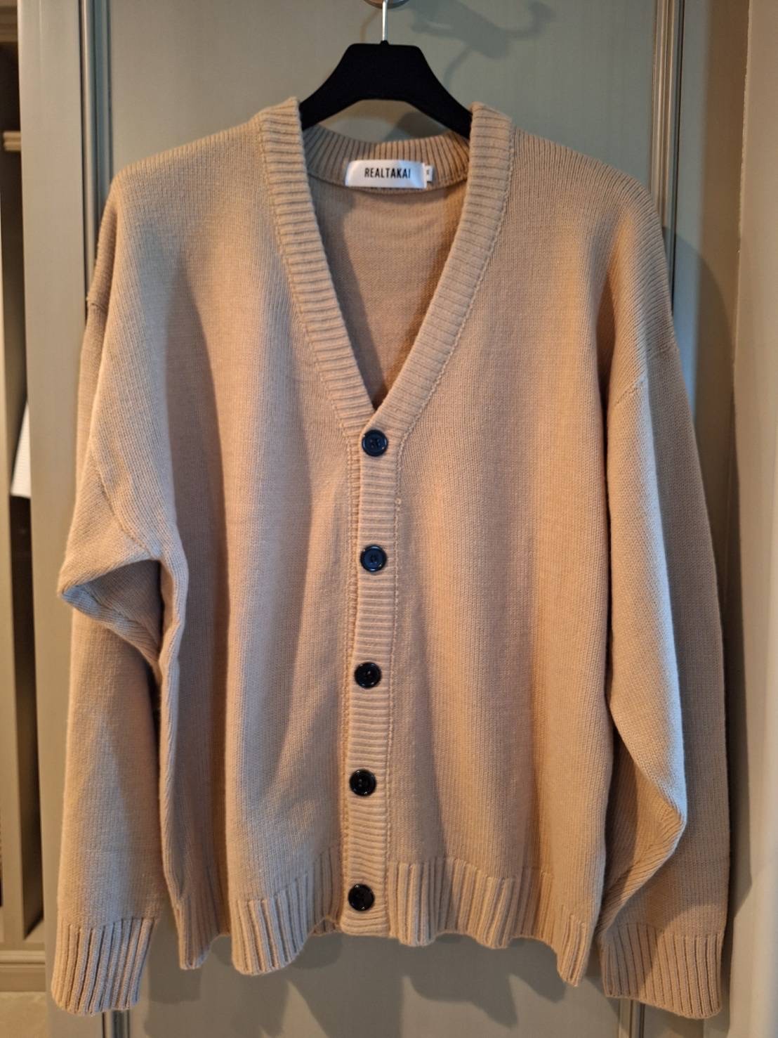 Realtakai Women’s Size M Carmel wool Sweater Jacket