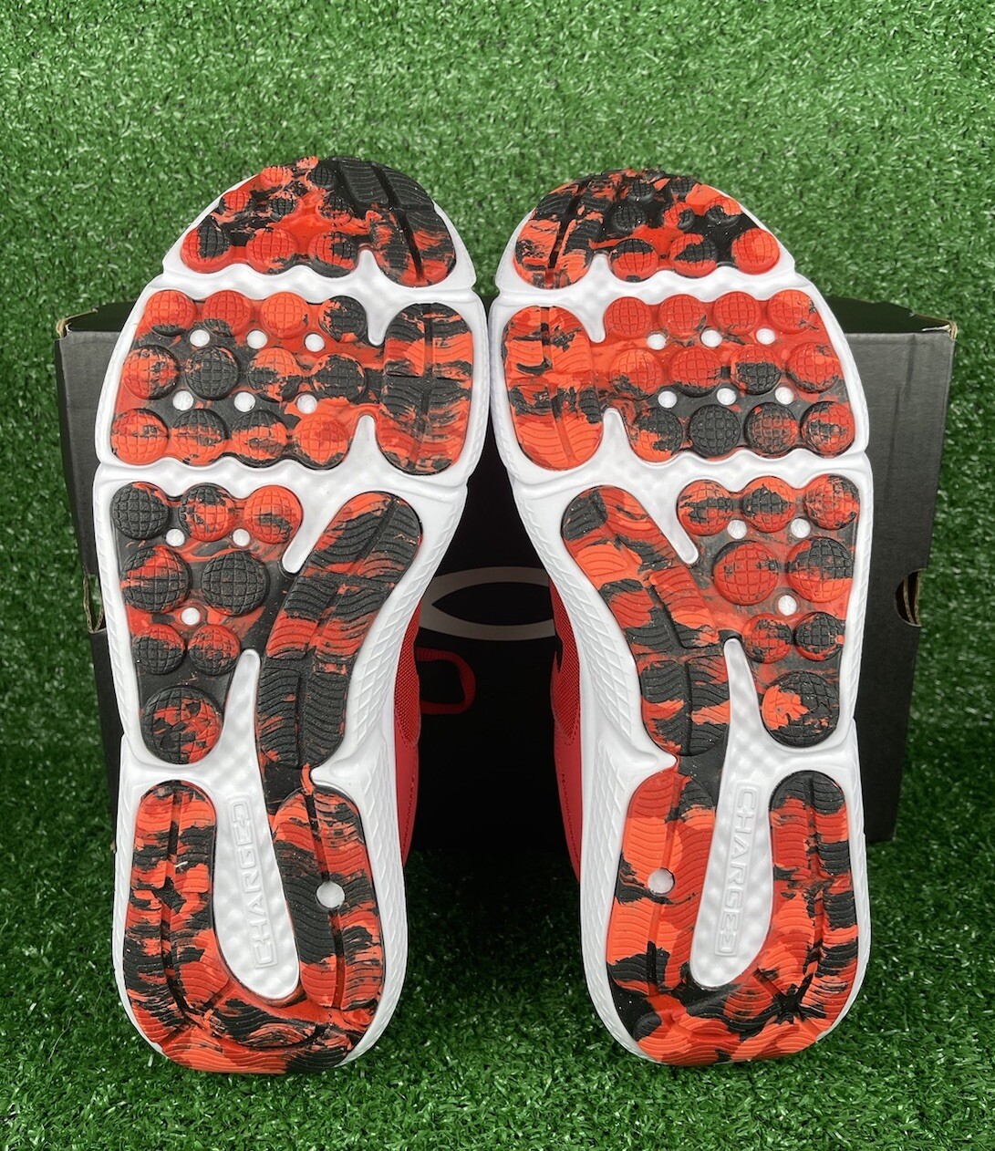 Under Armour Men’s UA Charged Assert 10 Shoes Casual 3026175-600 Red Size 9.5