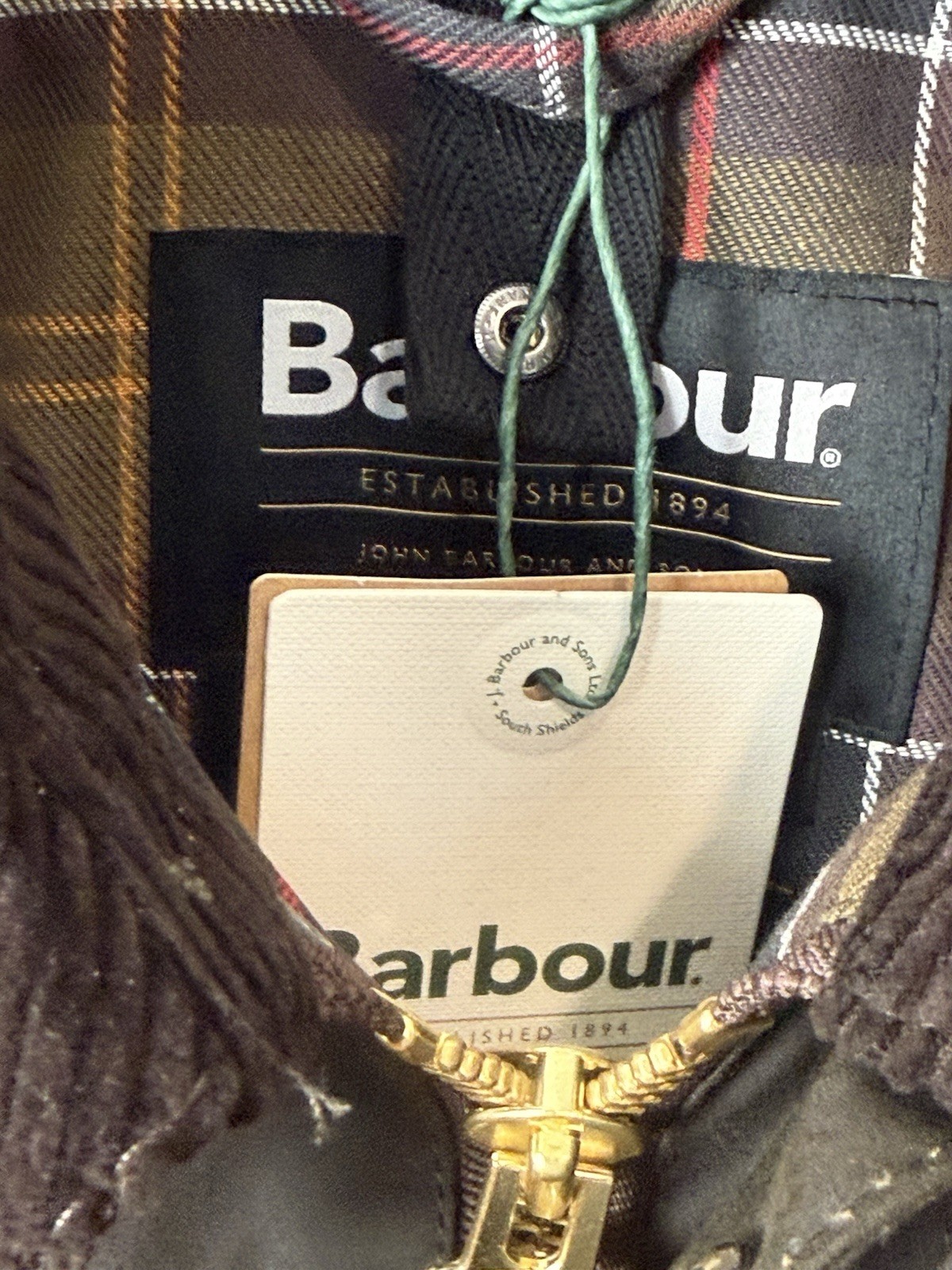 Barbour Beaufort Waxed Jacket OLIVE Size 48 Mens Coat England Hunting NEW W TAGS