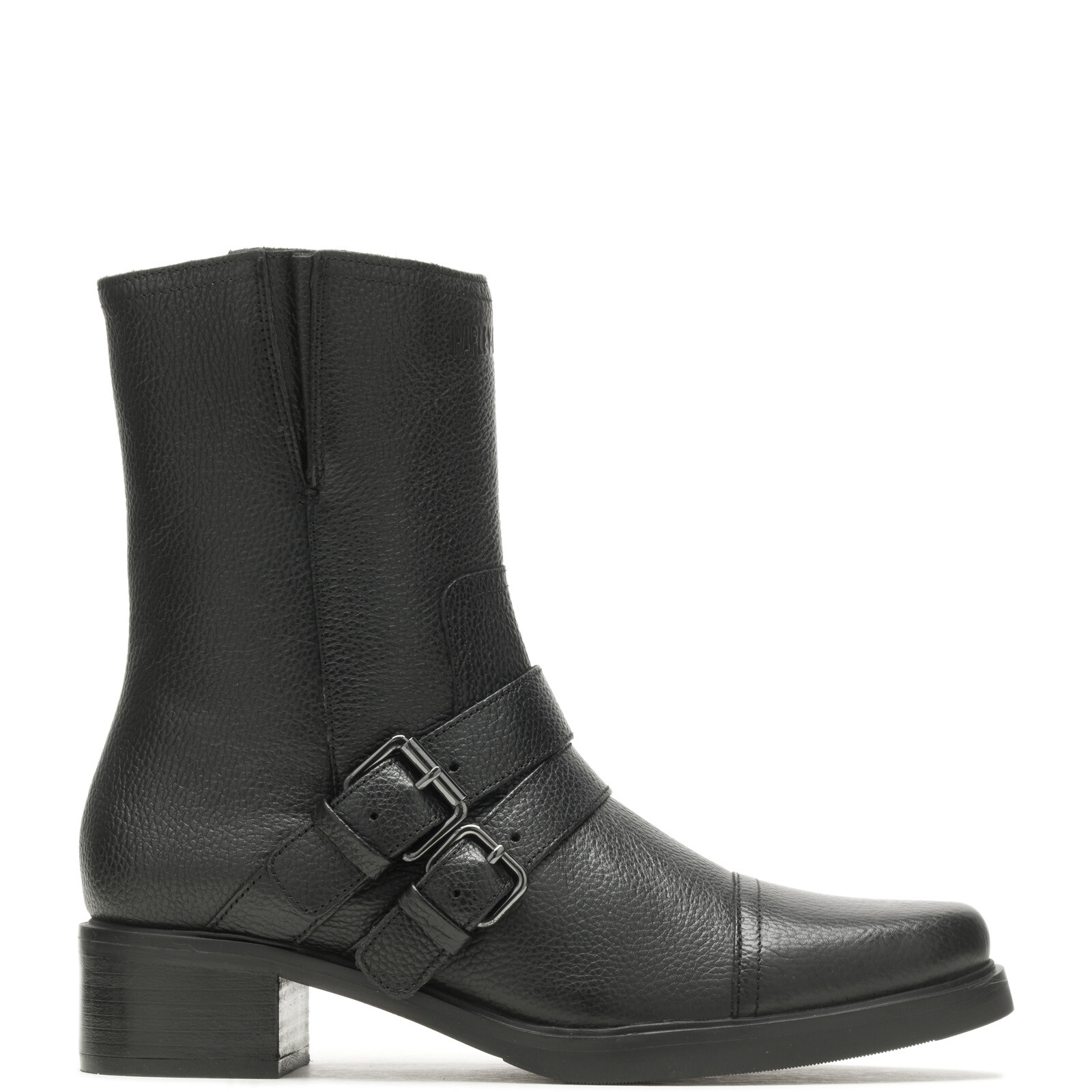 Harley-Davidson Jerilyn Double Buckle D84754 Womens Black Motorcycle Boots