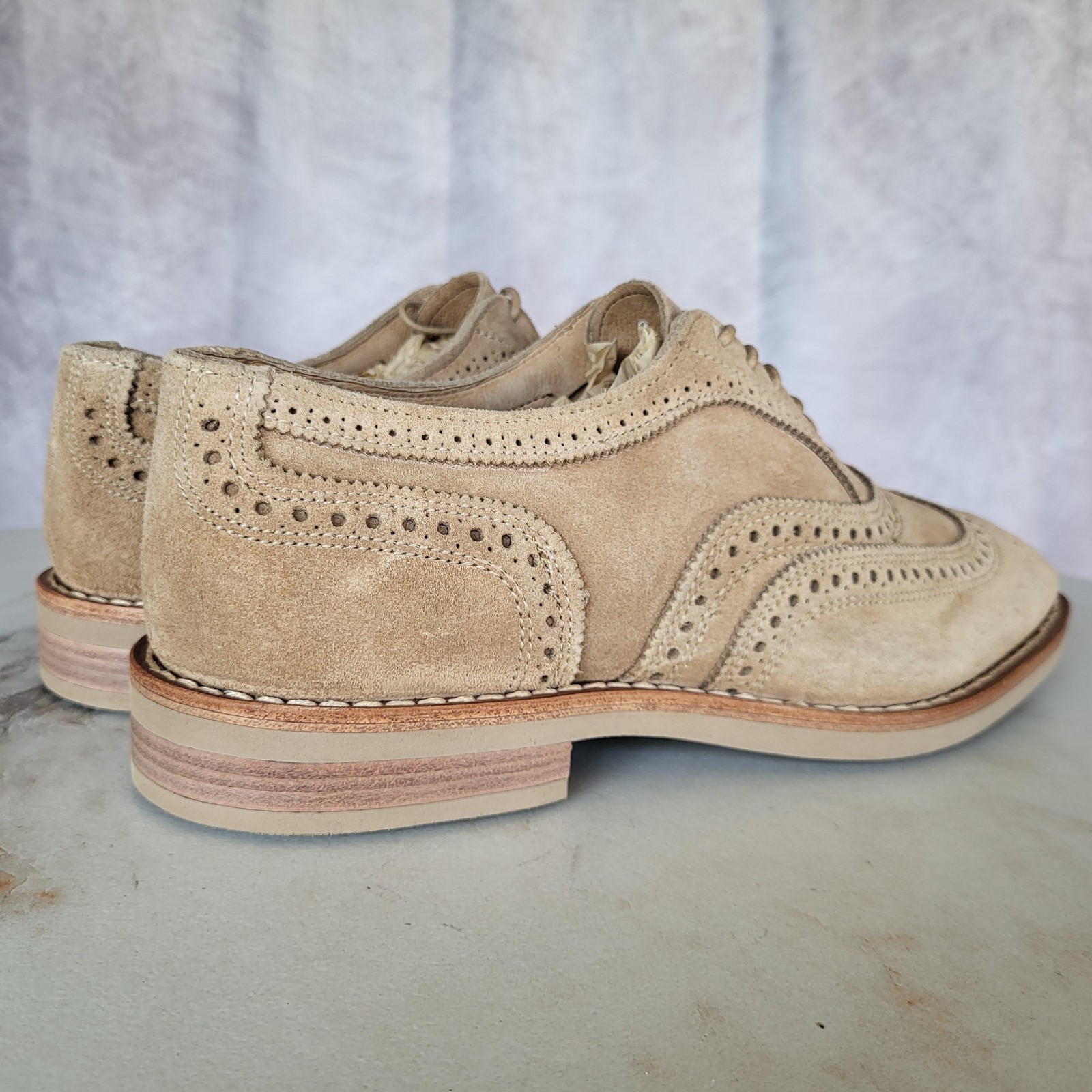 Allen Edmonds Neumok Suede Wingtip Featherwelt Oxfords Men’s Size 9 E