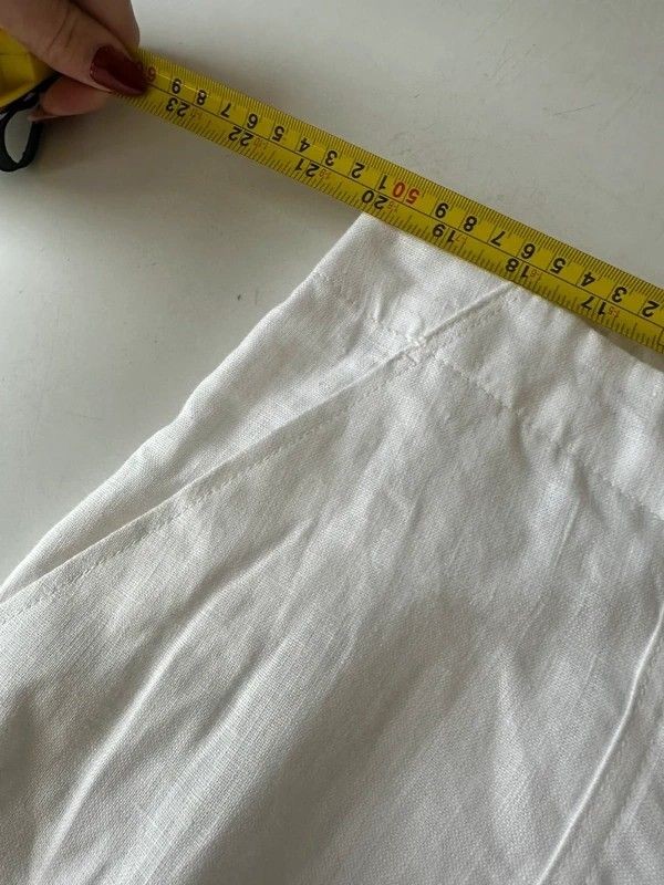 22 marks and Spencer new wide leg crop linen trousers cargo pockets