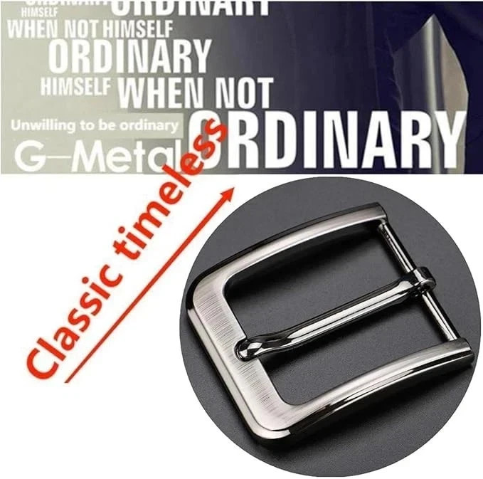 1.5 Inches (38-40 Mm) Belt Buckle Single Prong Square Replacement Buckle for Men