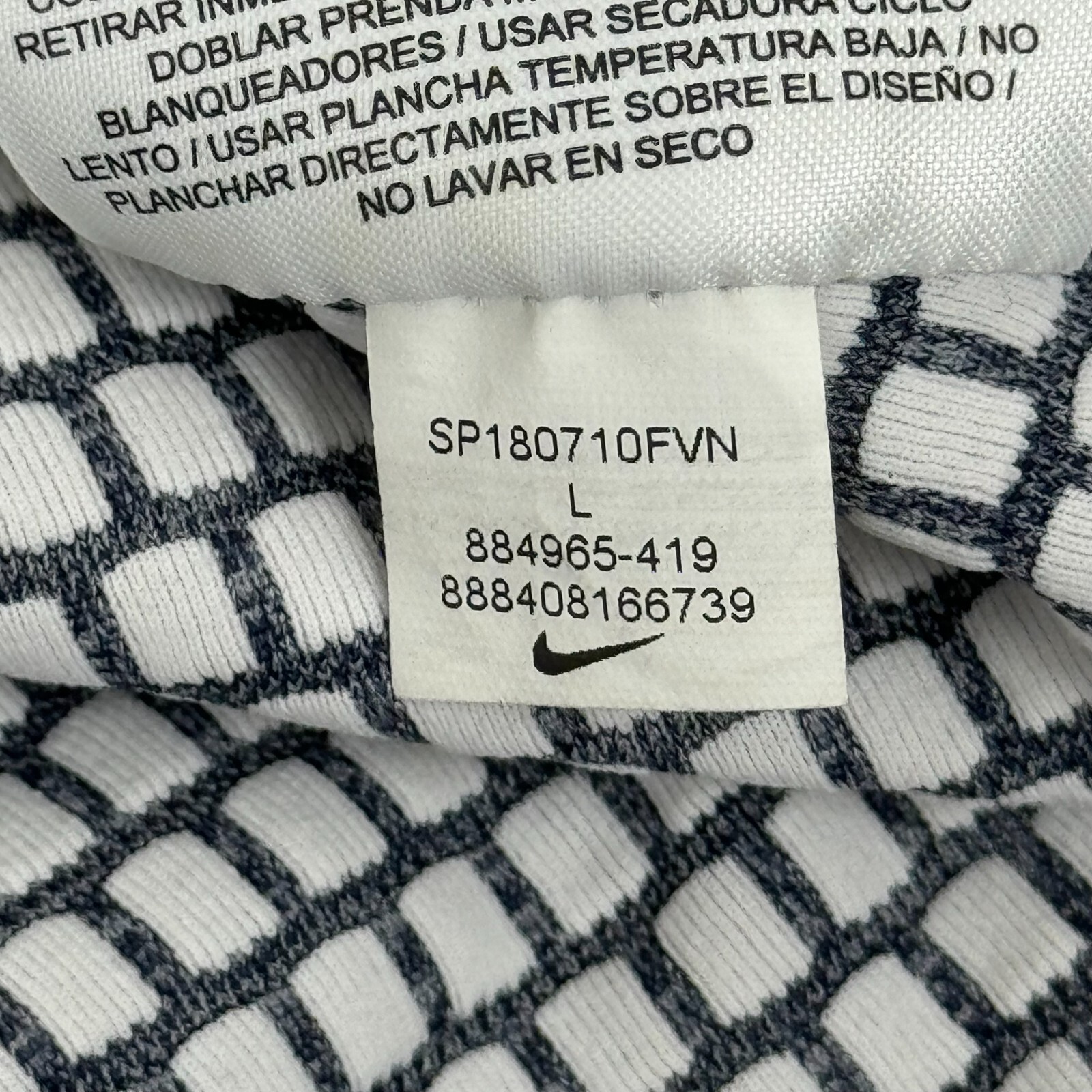 Nike Golf Dri Fit 1/2 Zip Pullover 884965 Polyeseter Blue Womens Large L