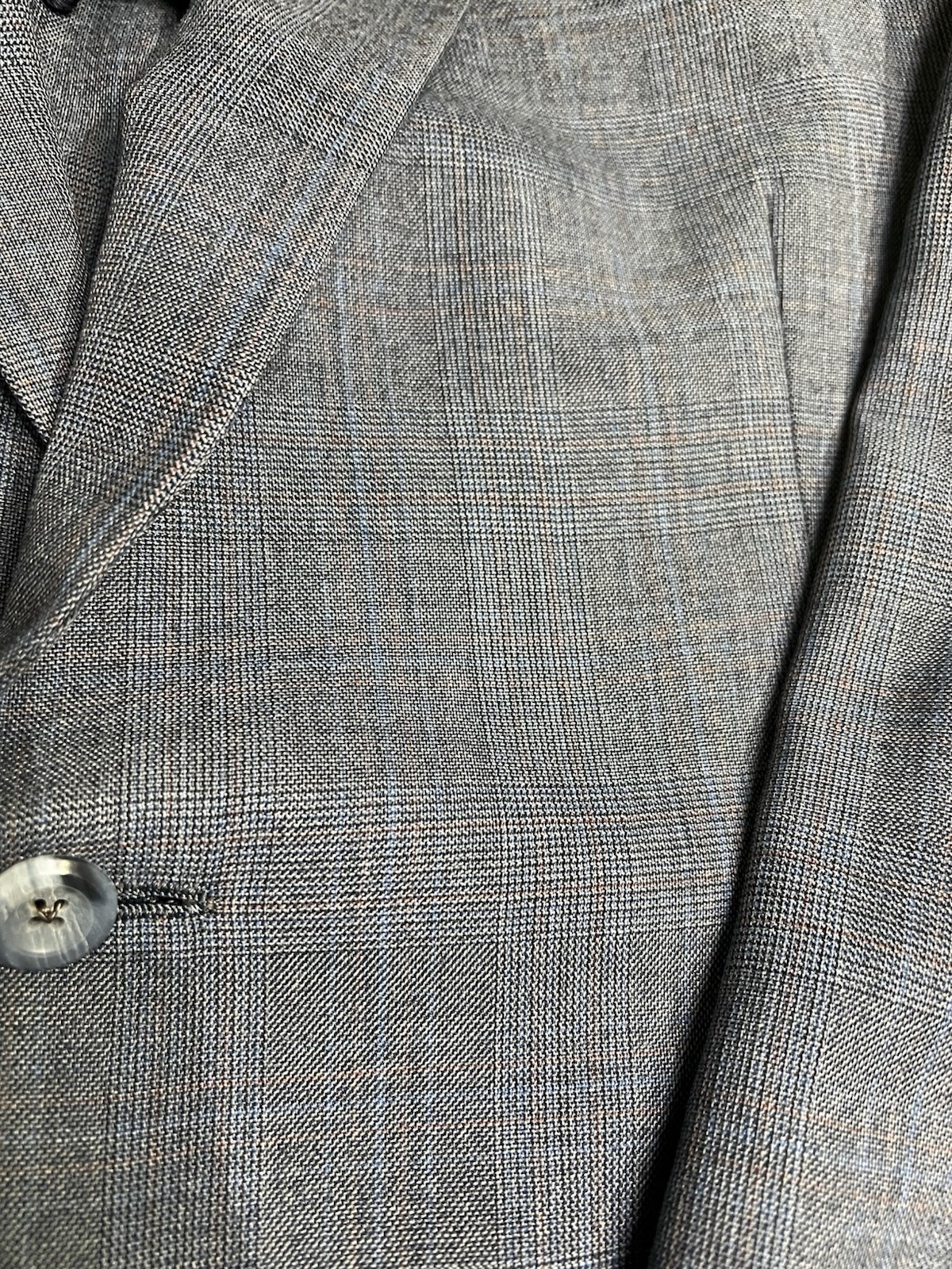 Hart Schaffner Marx Men’s Blue Wool 3 Piece Suit