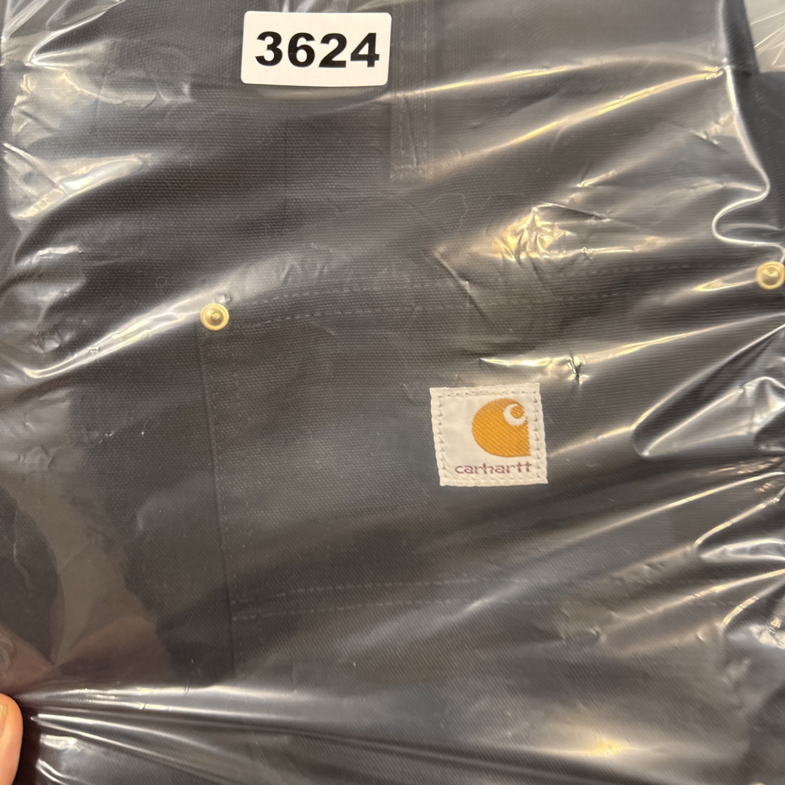 PANTS DOUBLE KNEE Carhartt B01 BLK Dungaree Fit Work Mens 38×30 Black