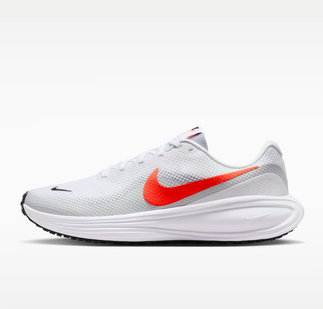 NIKE MEN’S REVOLUTION 8 RUNNING WHITE SHOES HJ9198 102 SIZE