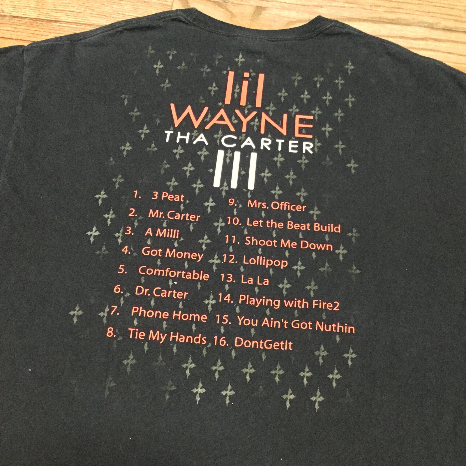 Vintage 2000s Lil Wayne Music Shirt Rare Rap Tee Carter 3 Album Men XL Hip Hop