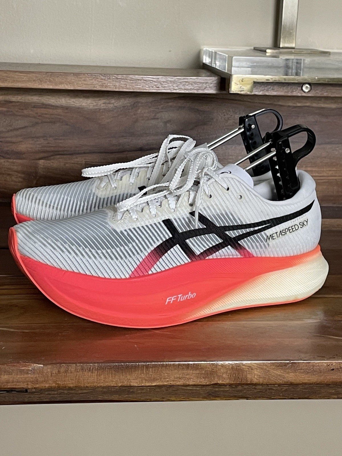ASICS Metaspeed Sky White Red Size Mens 7