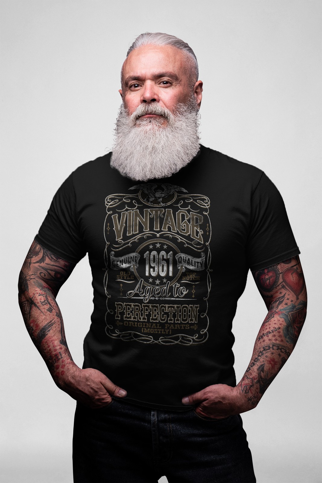 65th Birthday Gift Shirt For Men – Vintage 1961 Aged To Perfection