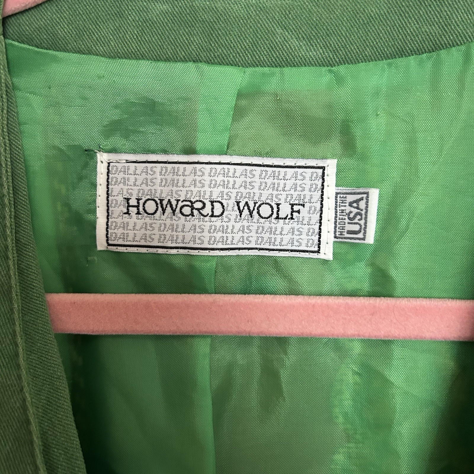 Howard Wolf Womens Vest Size 4 Green Multicolor Floral Print Boho Boutique VTG