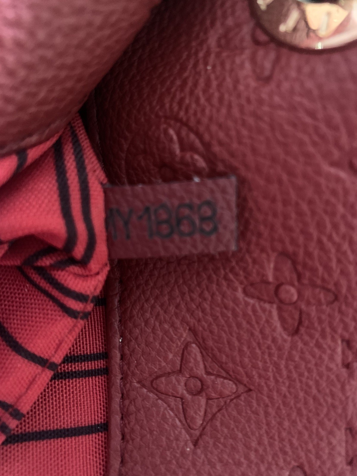 Louis Vuitton Artsy Handbag Monogram Empreinte Leather MM