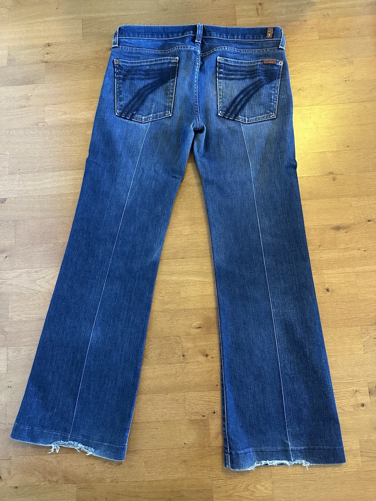 Seven for All Mankind Dojo Women’s Flare Jeans Size 31×31 Wide Leg