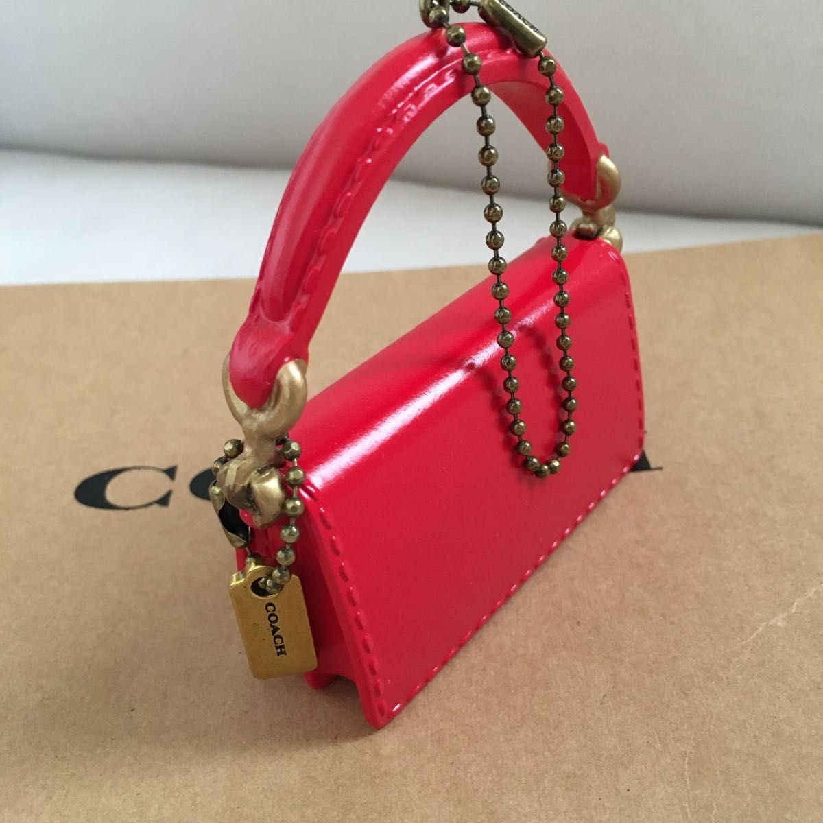 COACH bag Christmas Width 7.1cm x Height 7.7cm x Depth 2.3cm