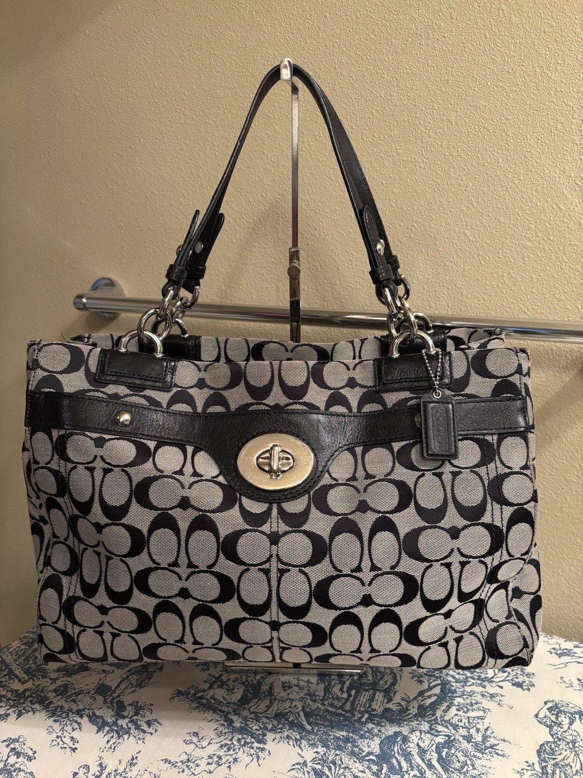 Coach Vintage Penelope F16537 Signature Tote Bag