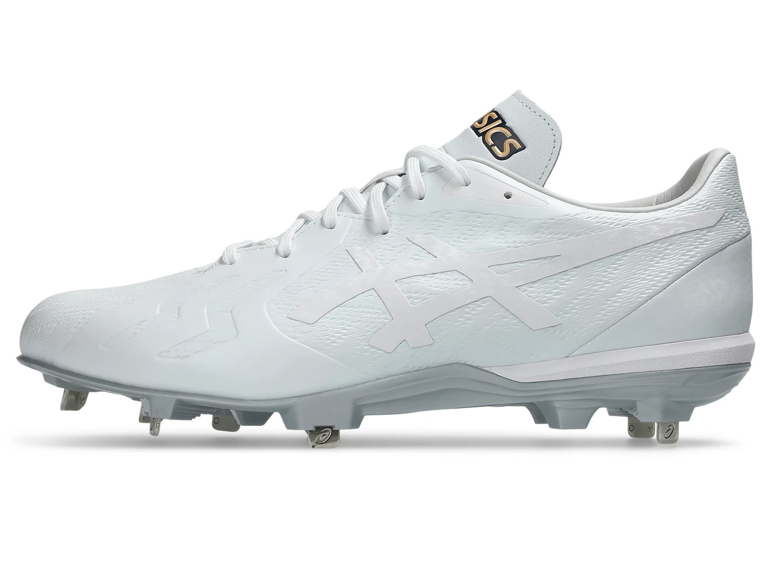 ASICS GOLDSTAGE I-PRO FORCESPEED “WIDE” 1121A074 110 White White Baseball Cleats