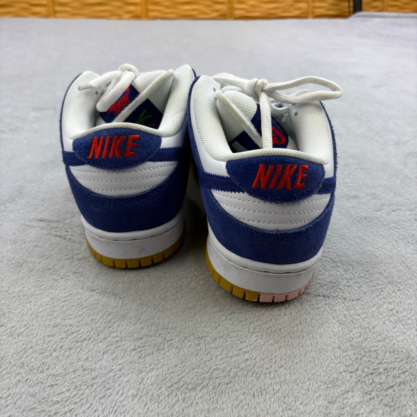 Nike SB Dunk Low Men 7 Blue LA Dodgers Bubblegum Gum Sole DO9395-400 Skate Shoes