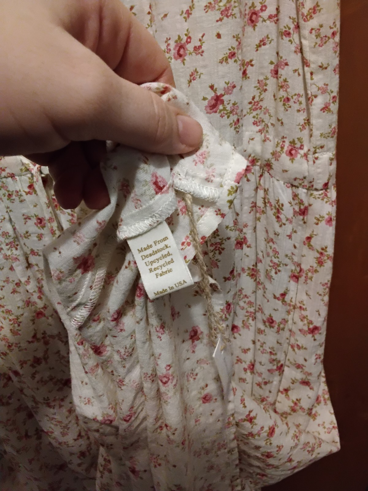 Christy Dawn The Dawn Dress XL white floral cottage romantic ditsy sweet