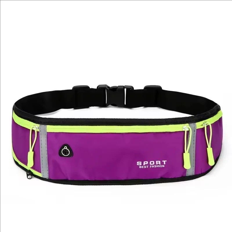 Waterproof Sport Runner Waist Bum Bag Running Jogging Belt Pouch Zip Fanny Pack