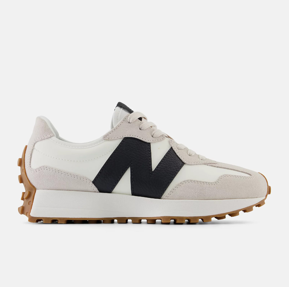 Authentic New Balance Women’s 327 Shoes White/Grey/Black – Brand New