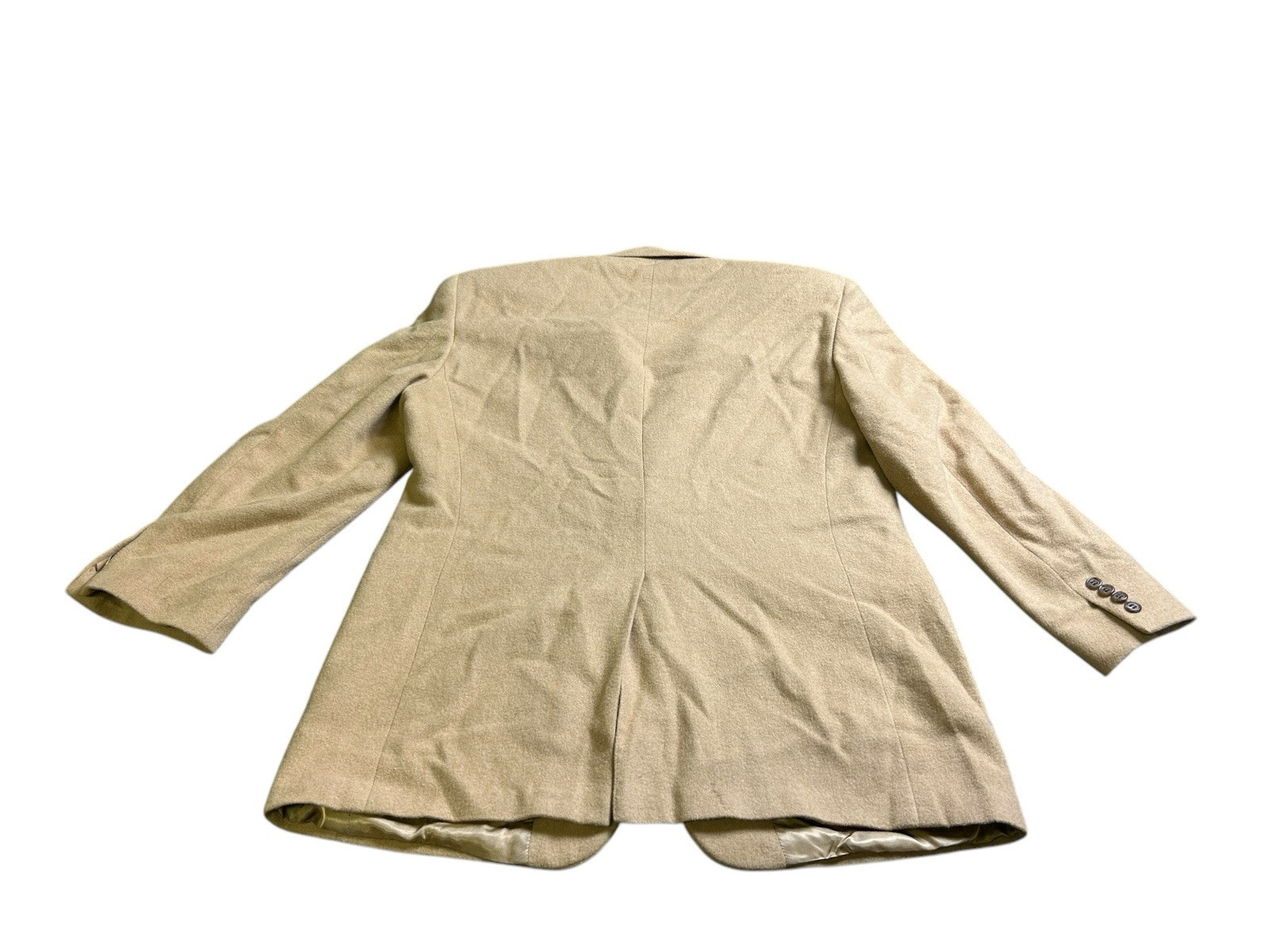 BROOKS Brothers 100% Camel Hair Jacket Blazer Sport Coat Beige 42R 42