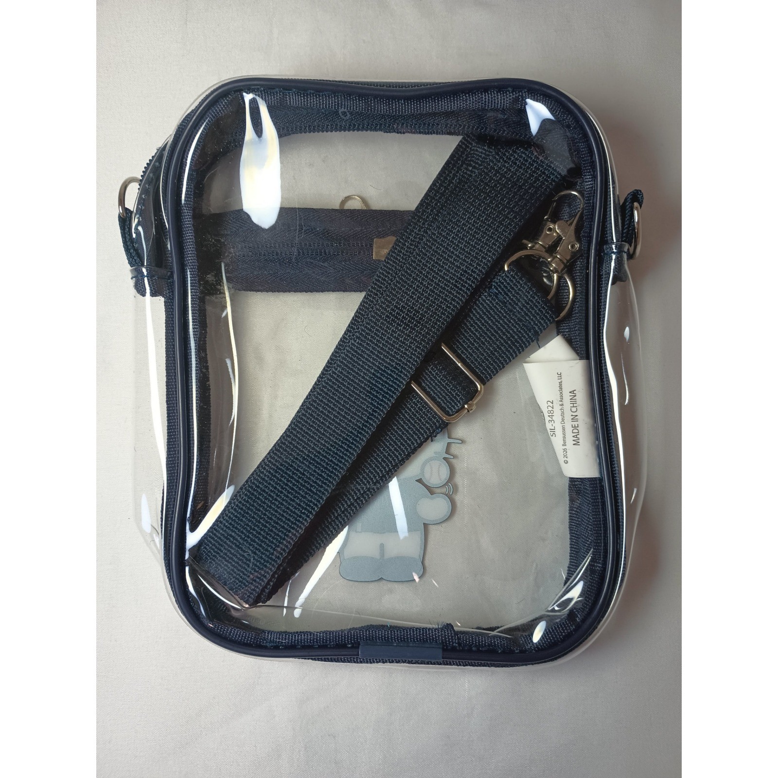 Hello Kitty Seattle Mariners Clear Crossbody Stadium Bag Navy Blue