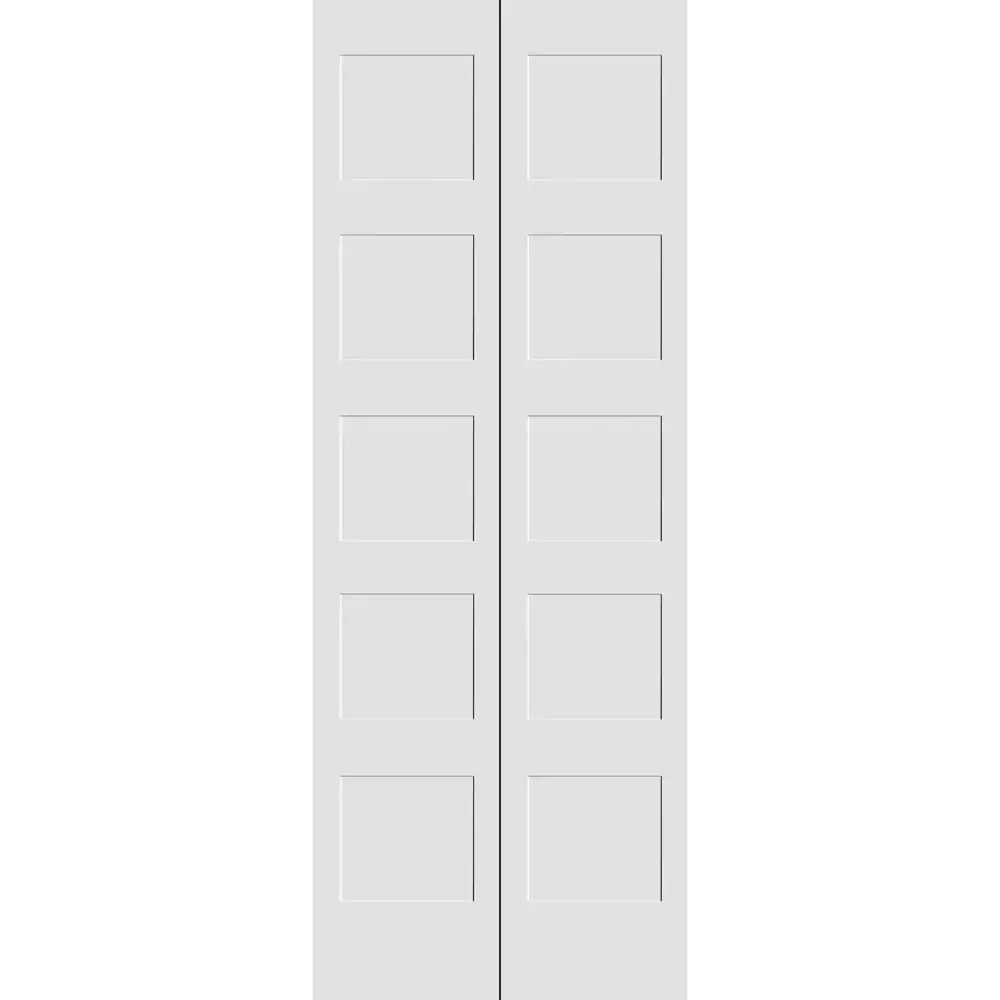 CODEL Doors 24-in x 80-in Primed White/Unfinished 5-panel Smooth Solid cor|26780