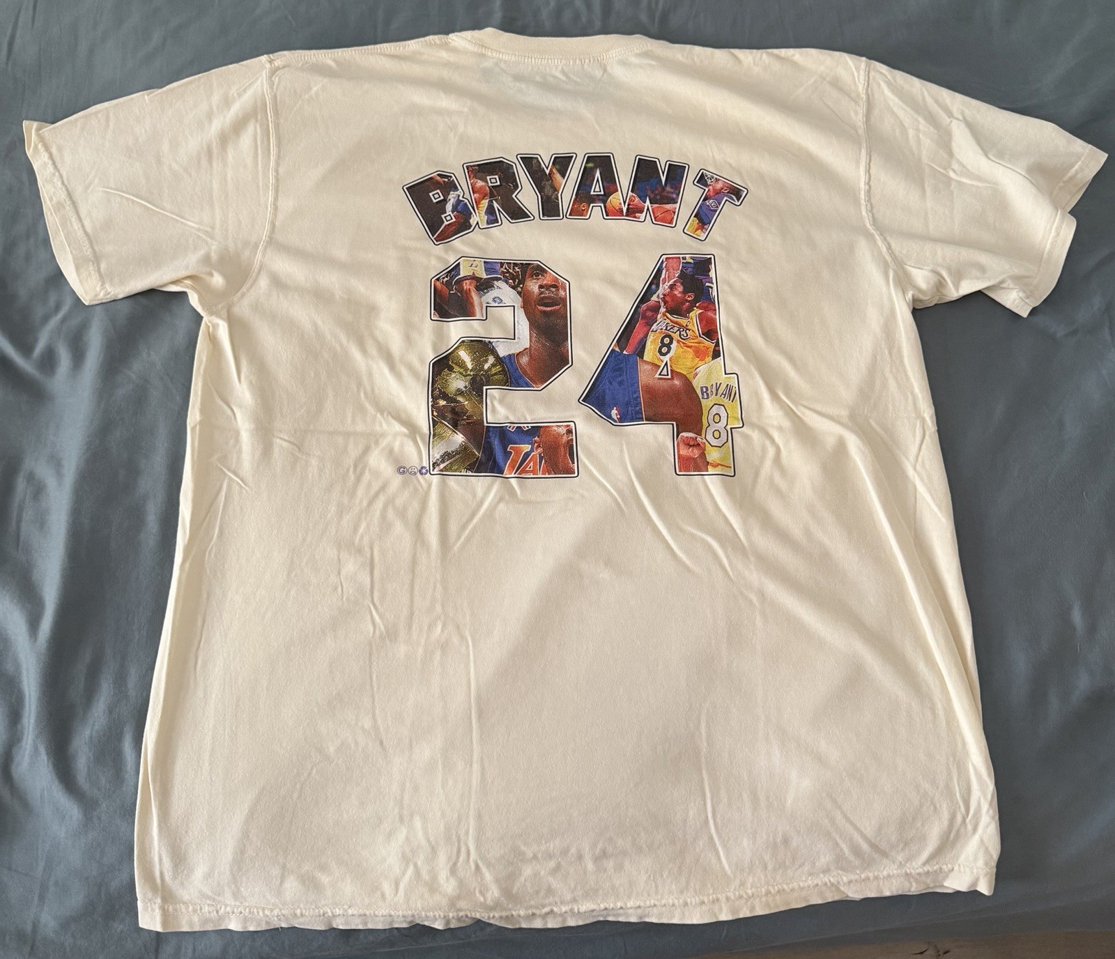 BRAND NEW Comfort Colors Kobe Bryant 24 White Tee Men’s XL