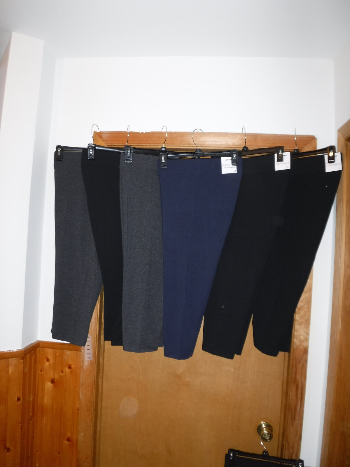 Pull On Women’s Capri Leggings,XXL,XL,L,M, Sonoma,Black ,Charcoal,Navy,NWT