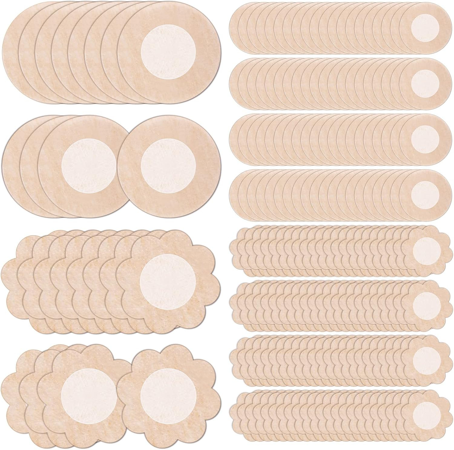 200 Pcs Nipple Breast Covers 100 Pairs Nipple Pasties Disposable Nipple Stickers