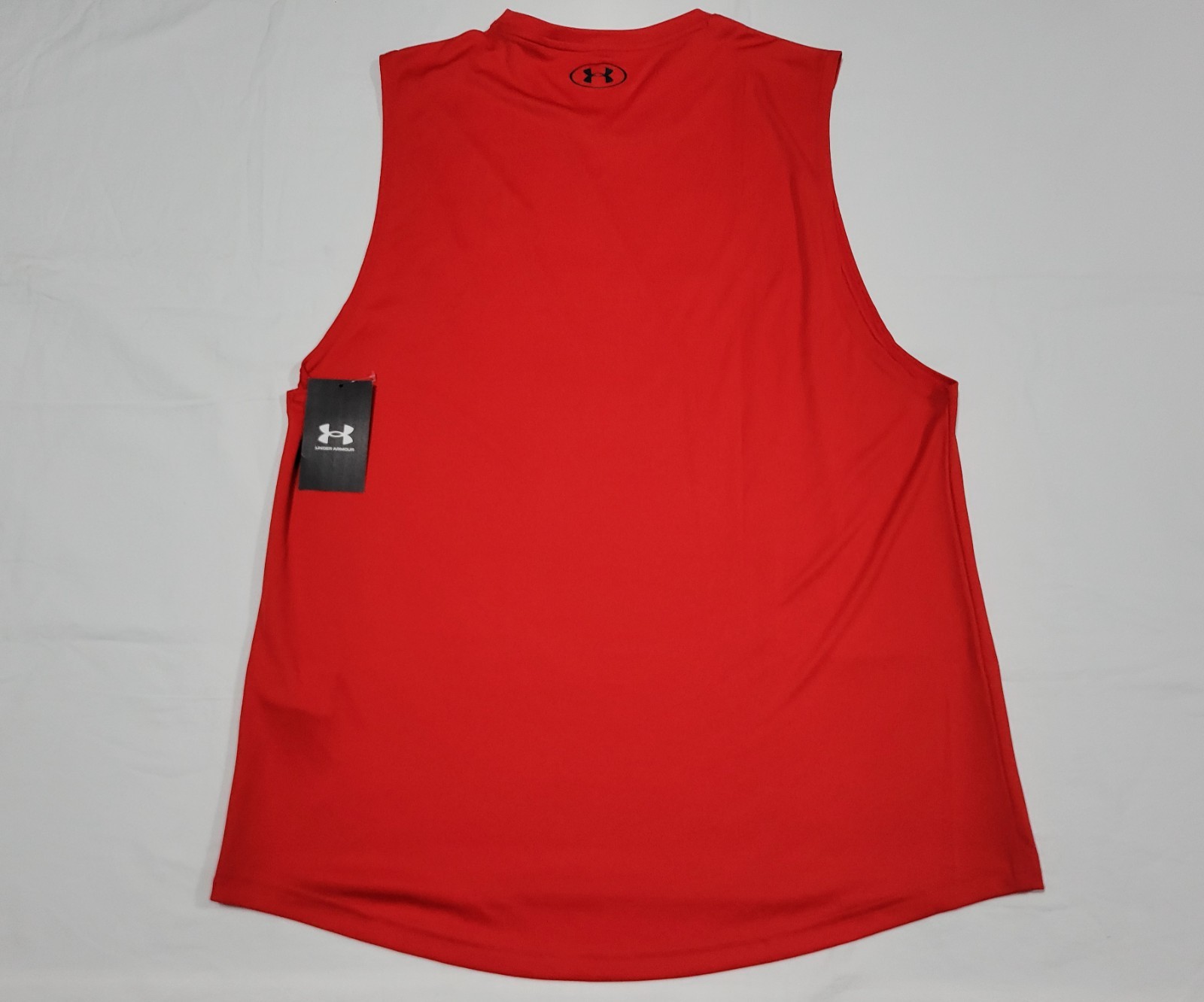 Under Armour Mens Velocity Muscle Tank Heat Gear Loose 1327972-600 Red