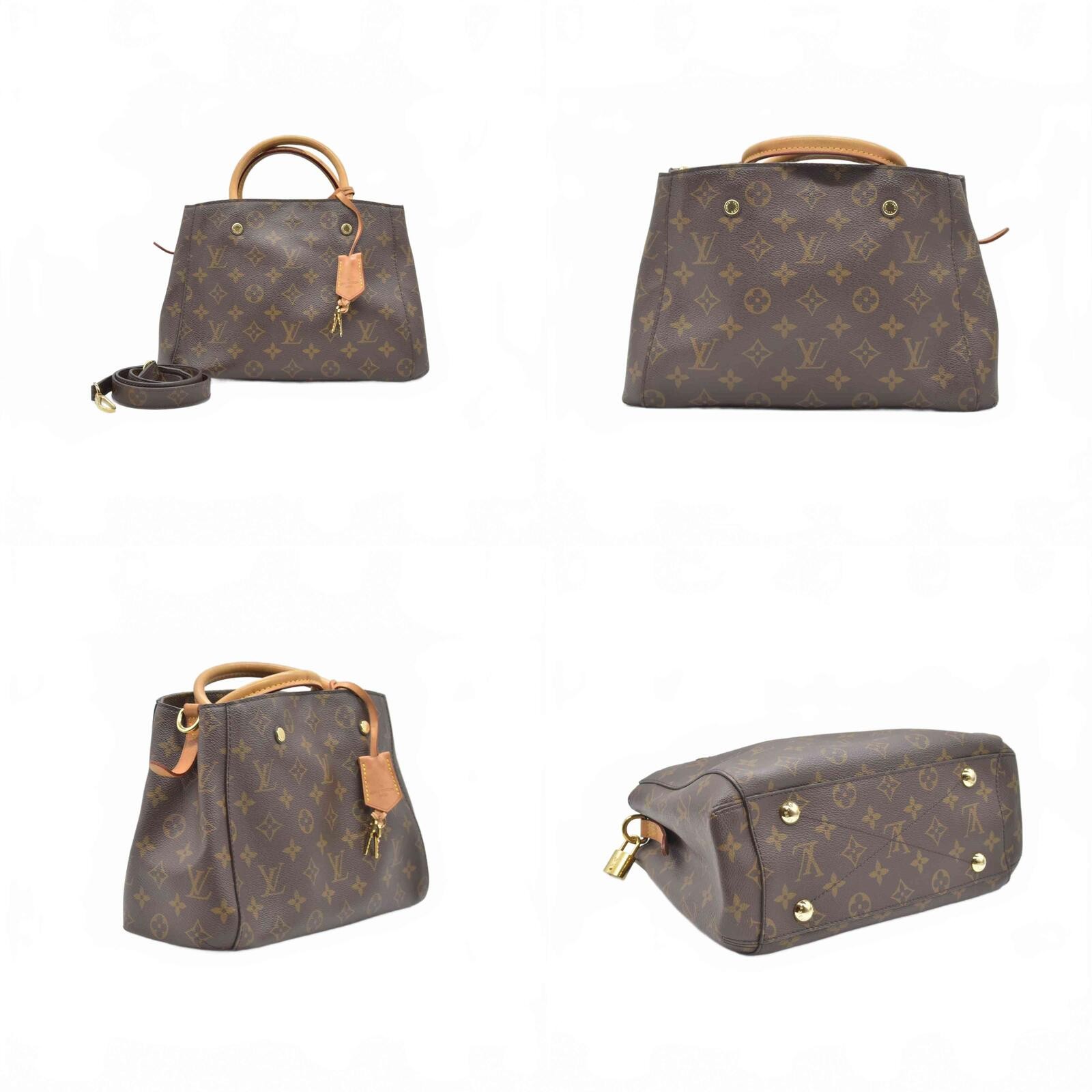 $2750 2017 Louis Vuitton Monogram Montaigne BB CA1147