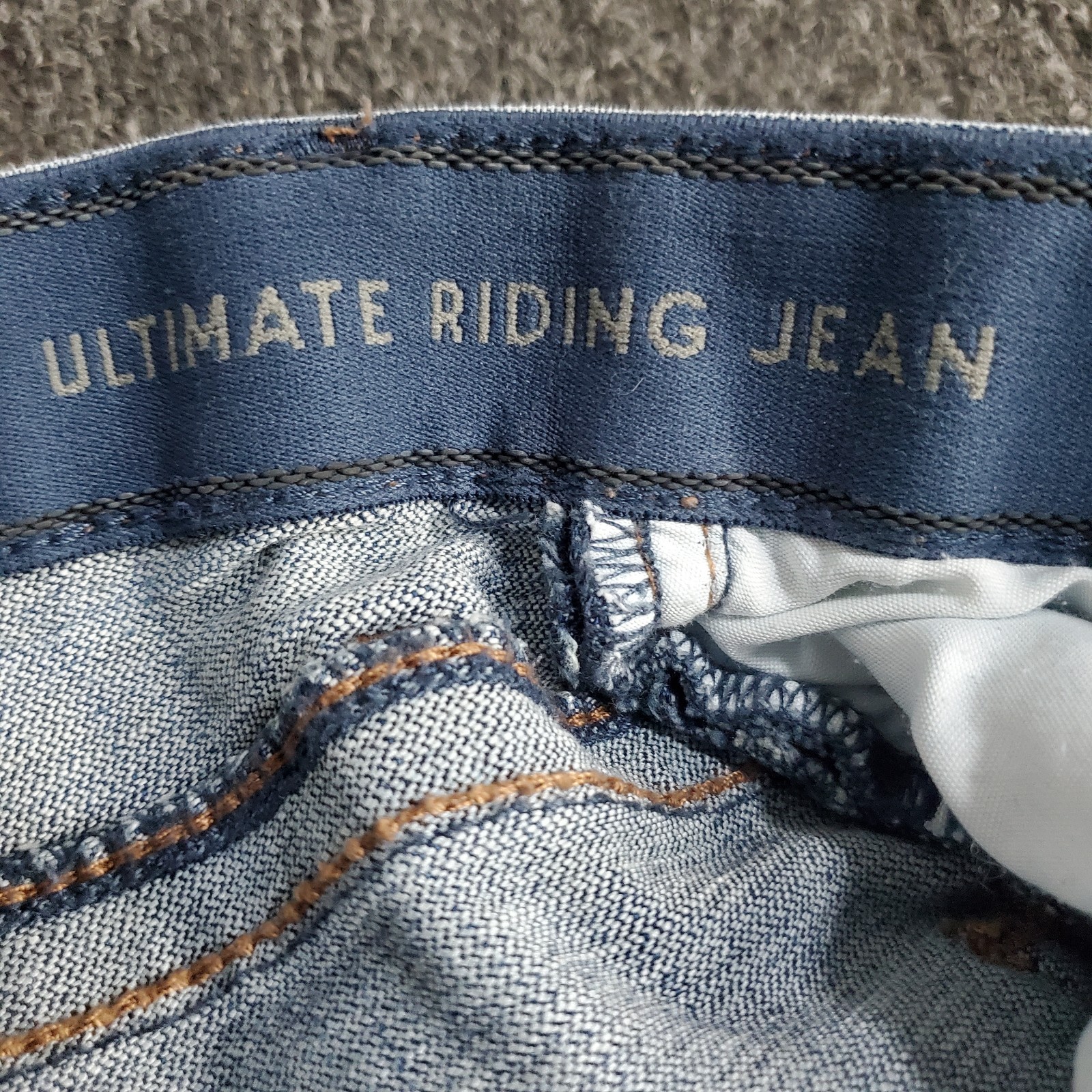 Wrangler Willow Jeans Womens 1×34 Blue Ultimate Riding Medium Bootcut Fit 26×32